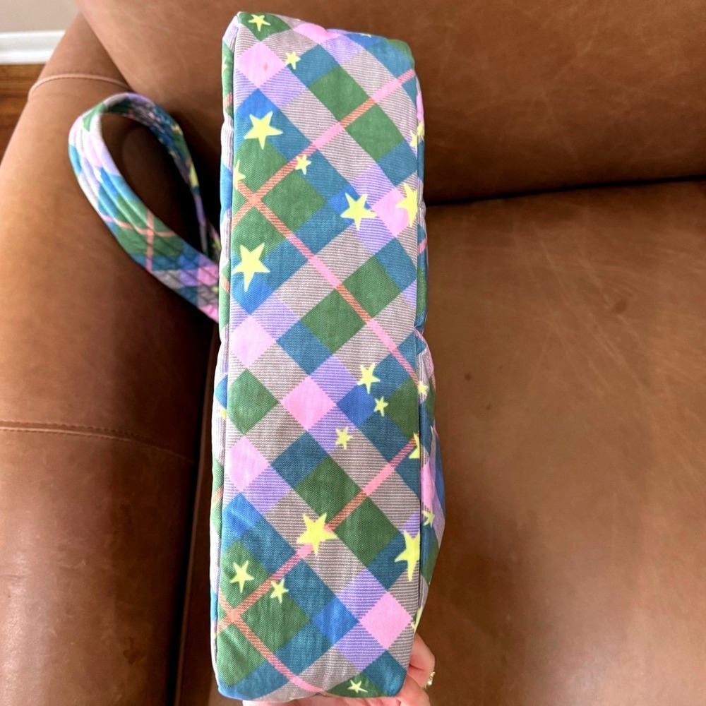 Baggu Shoulder Bag Green Star Plaid - Picture 5 of 5